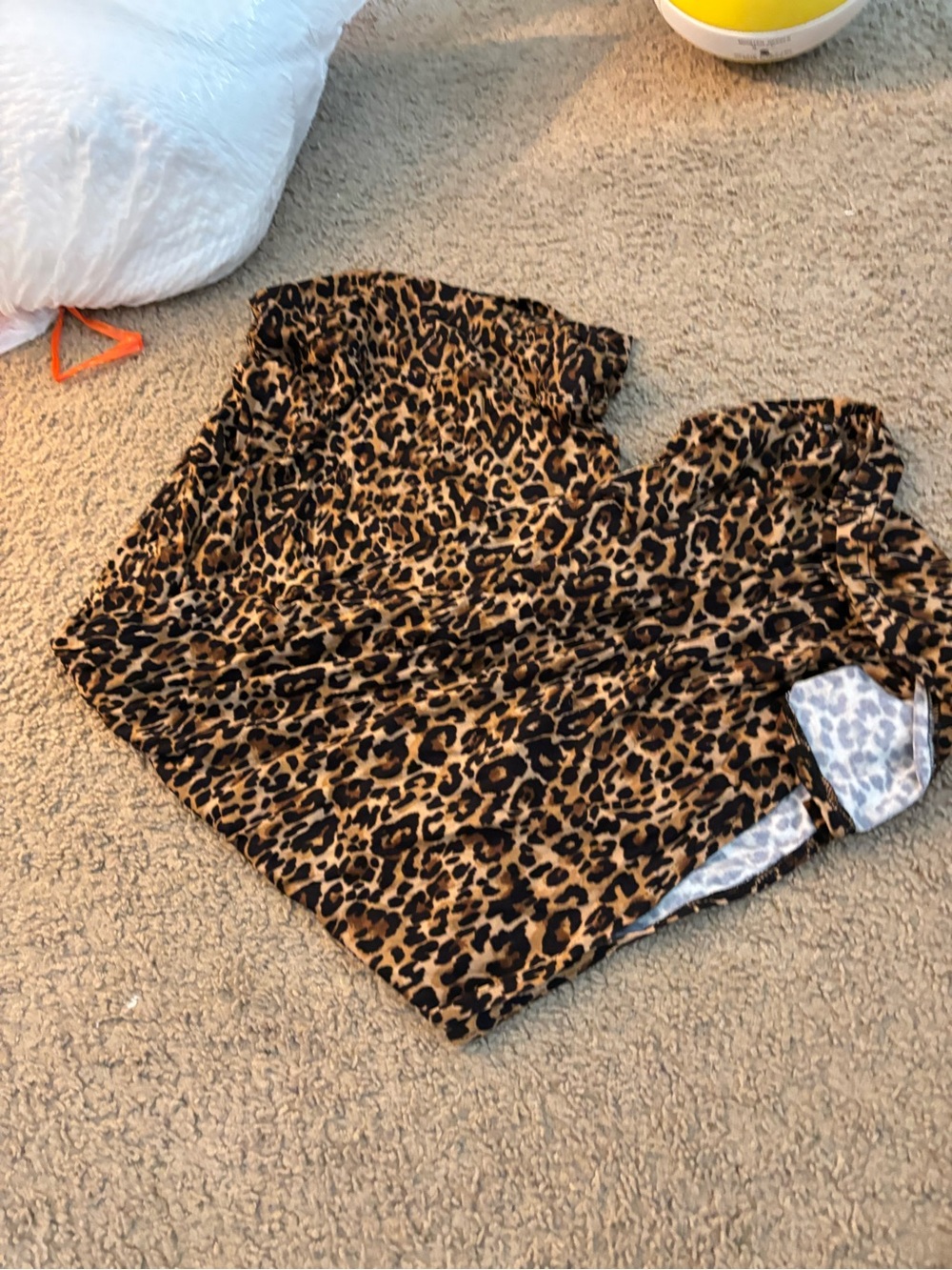 No Boundaries Leopard Print High-Low Skirt - Brown/Black